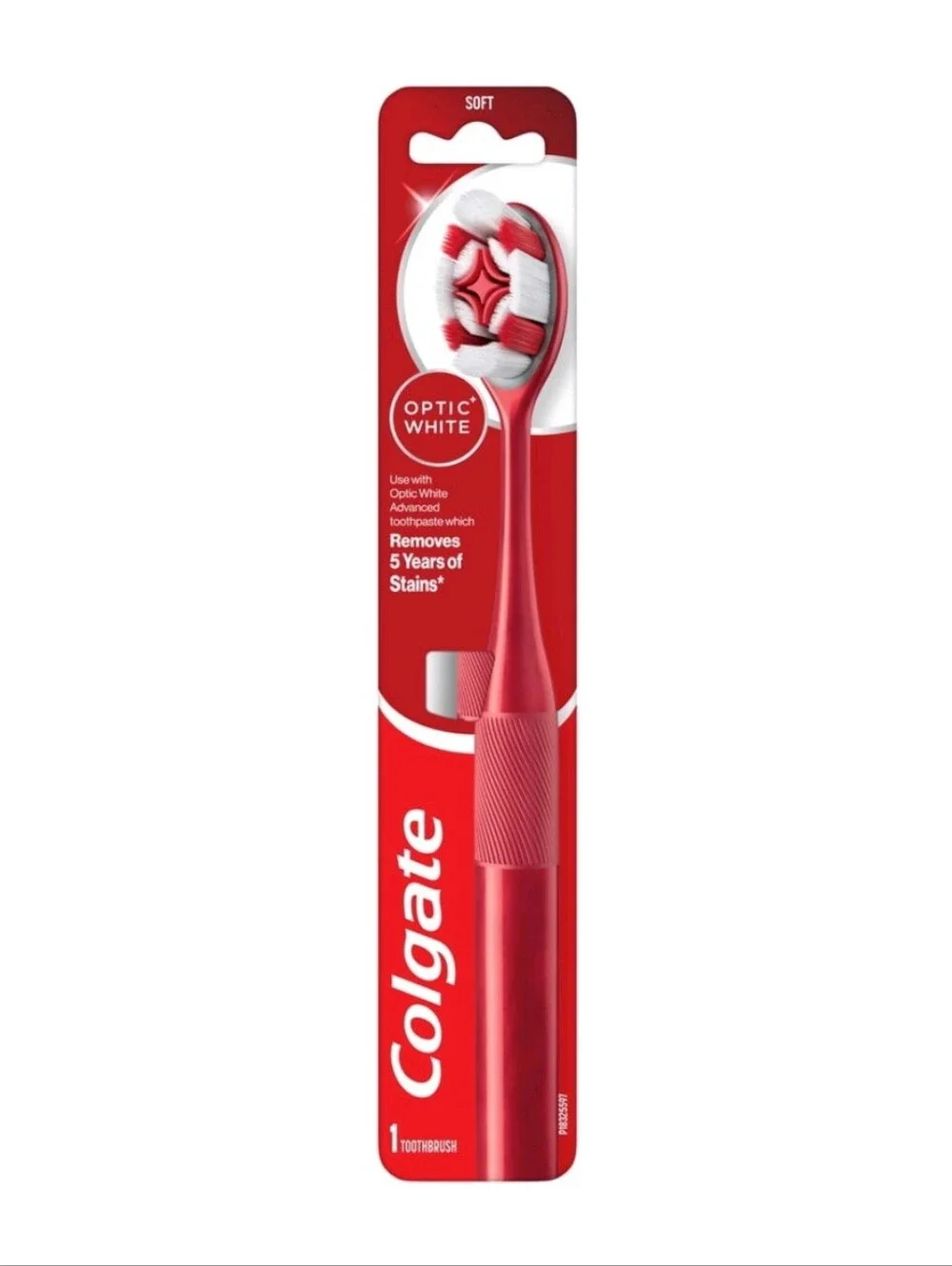 ⭐4/$15 Colgate Optic White Soft Toothbrush for Adults In White